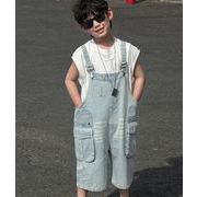 2025子供服　ボーイス　ボトムス　サロペットパンツ　デニム　★100-160CM