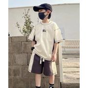 夏新品   子供服  男の子  キッズ   トップス+ズボン   カジュアル  夏服