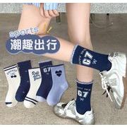 人気新作      子供靴下  韓国風子供服 ベビー靴  ベビー用   ソックス   可愛い  5足入り