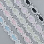 レース デコパーツ リボン  応援 痛バッグ 装飾   素材 自作グッズ コレクション  デコレーション 1.6cm