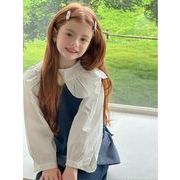 【2025秋新品】韓国風子供服  キッズ  百掛け トップス シャツ &ニットベスト 分けて販売  90cm-150cm