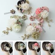 【和風髪飾 】夏祭り　着物浴衣　 和風ヘアピン　へアアクセサリーYH00034