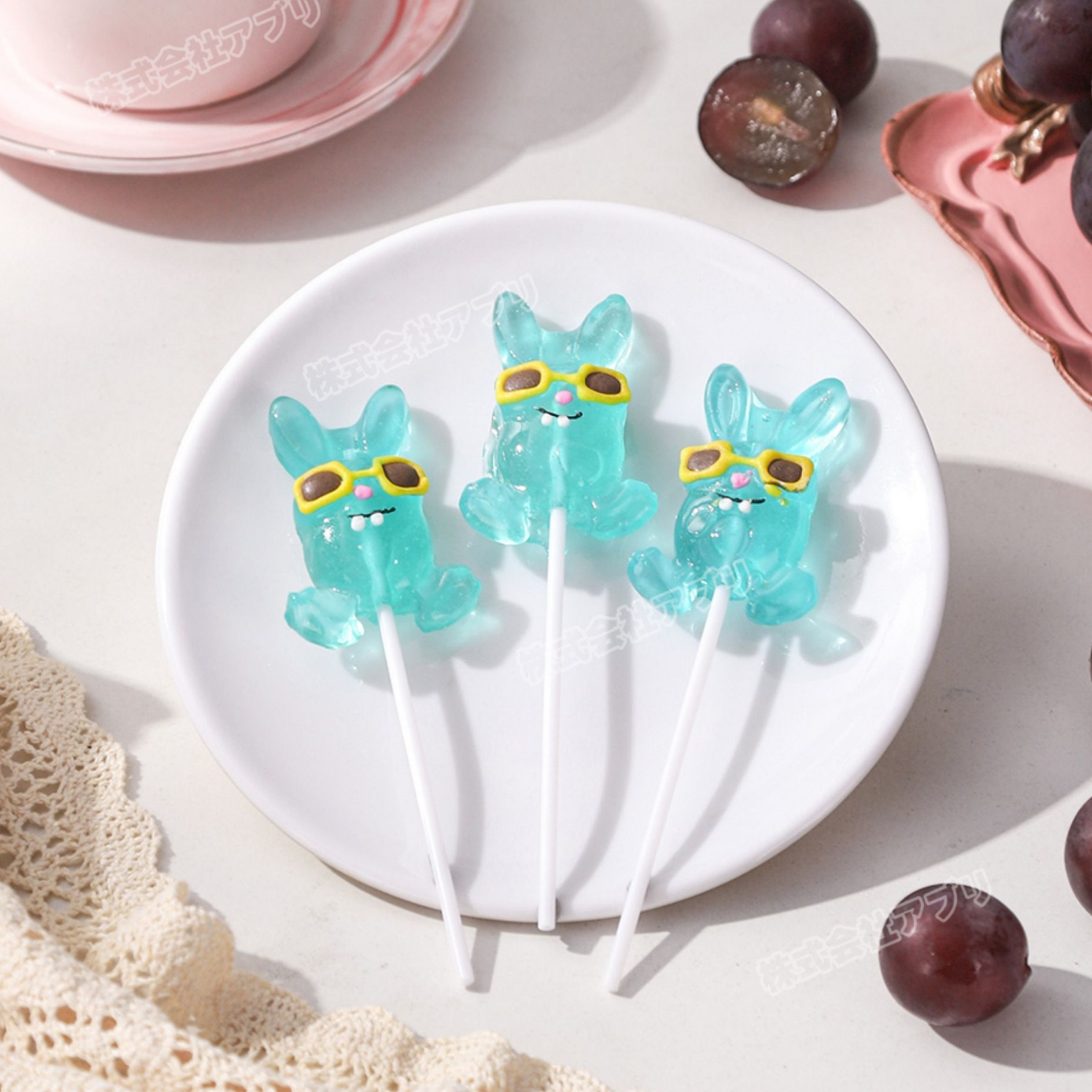 12本/24本】ラビットロリポップ 兎 キャンディ お菓子 フルーツ