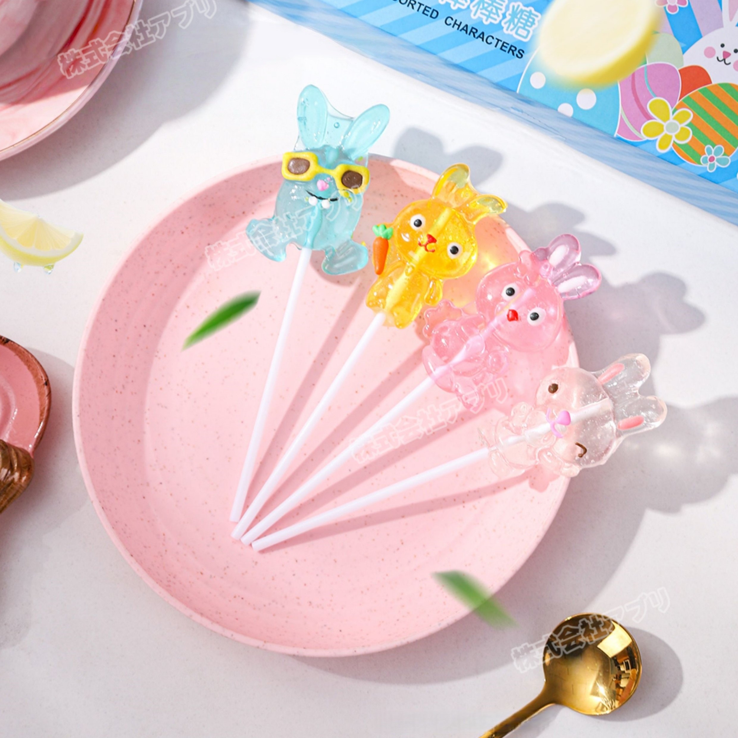 12本/24本】ラビットロリポップ 兎 キャンディ お菓子 フルーツ味 人気