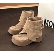 2025シューズ 靴   レディース サンダル 厚底 ショートブーツ お出かけ