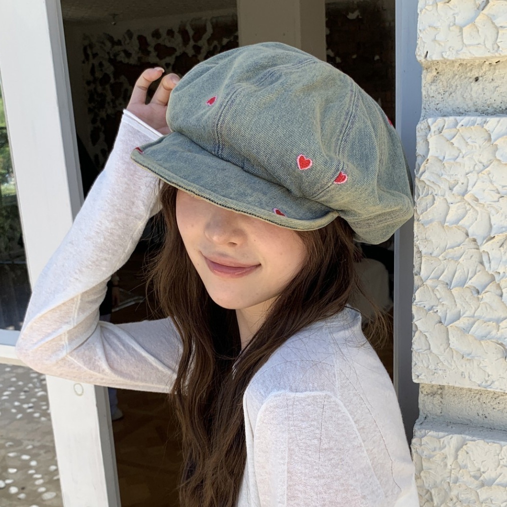キャスケット 帽子 レディース 韓国ファッション ハート | 卸売・ 問屋・仕入れの専門サイト【NETSEA】