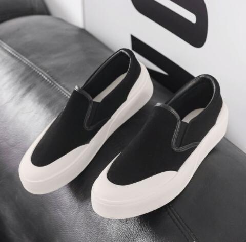 シューズ  スニーカー 運動靴   厚底 帆布シューズ お出かけ メンズ