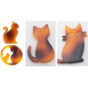 トレンドパーツ/べっ甲/猫雑貨/猫パーツ/両面研磨＆ツヤコーティング加工済/最安値＆当日出荷保証