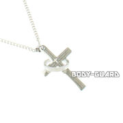 十字架リングネックレス　タイプ2