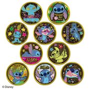 ディズニースティッチ１金バッジ