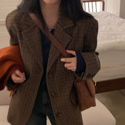 今季マストバイ  気質   おしゃれ  chic 韓国ファッション   個性的   スーツ型  チェスターコート