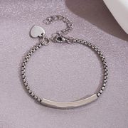 ブレスレット デザイン アクセサリー　ステンレス ブレスレット チェーン 韓国 ブレスレット上品★超新作