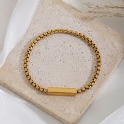 ブレスレット デザイン アクセサリー　ステンレス ブレスレット チェーン 韓国 ブレスレット上品★超新作