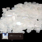 さざれ　ムーンストーン　オリジナルパッケージ付　約100gパック　人間の情緒　社交性　喜び　天然石