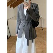 2025年INS 秋新作  気質   おしゃれ  chic 韓国ファッション   個性的   スーツ型  チェスターコート