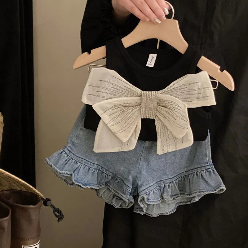 2025★夏新作★韓国風ベビー服★トップス★ズボン★90～140 2色