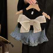 2025★夏新作★韓国風ベビー服★トップス★ズボン★90～140 2色