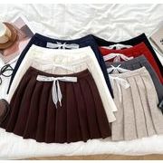 ボトムス スカート Aライン  ミニストップ プリーツスカート ニットスカート