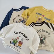 2025秋※MAI☆子供Tシャツ カートゥーンプリント 長袖 男女兼用