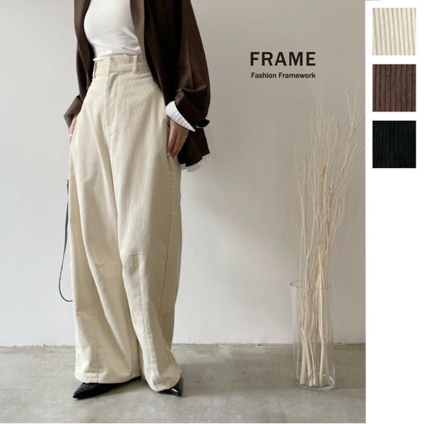 【2025新作】コーデュロイカーブパンツ