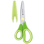 レイメイ藤井 先生オススメ!! こどもハサミ 左手用 グリーン SHH408M 学童 はさみ 左手 緑 工作 図工 先生