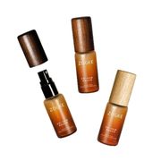 香水瓶 10ml グラデーションオレンジガラス 精油対応 ロールオン付き 携帯用 詰め替え用ボトル