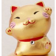 【ご紹介します！クラフトマンハウスの陶器の縁起物】金ミニ猫