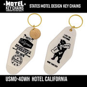 アメリカン な モーテルキー　キータグ　キーホルダー　CALIFORNIA　カリフォルニア　アメリカン雑貨