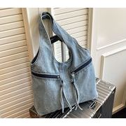 ショルダーバッグ   鞄 トートバッグ デニム鞄 レトロ 大容量