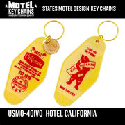 アメリカン な モーテルキー　キータグ　キーホルダー　CALIFORNIA　カリフォルニア　アメリカン雑貨
