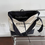 トートバッグ　デザイン　韓国ファッション　大容量