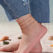 サージカルステンレスアンクレット　アクセサリー　金属アレルギー対応　ファッション　18kコーティング