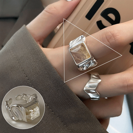 INS大人気 指輪 リング ファッションリング アクセサリー レディース シルバー925 個性 サイズ調整可能