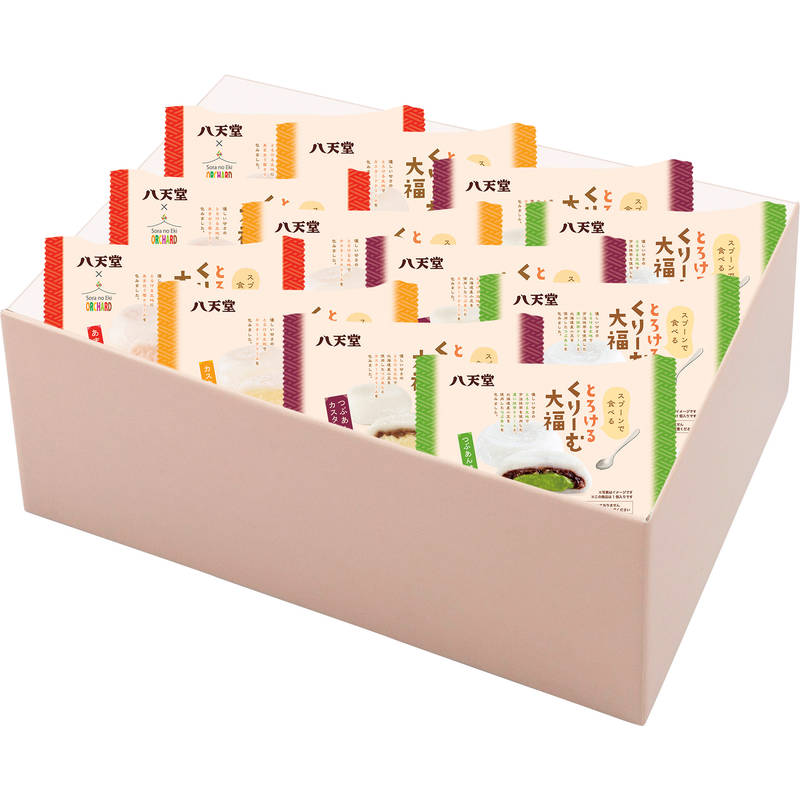 八天堂 とろけるくりーむ大福4種12個詰合せ da013【直送品】送料無料