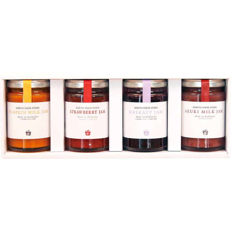 ノースファームストック 北海道4種のジャムセット JOS-04