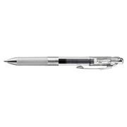 ノック式ボールペン エナージェル インフリー クリア軸 0.7mm 黒 BL77TL-A