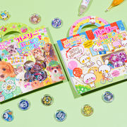 手作り DIY ぷくぷく ボンボンシール 3Dステッカー 立体ステッカー 粘着シール