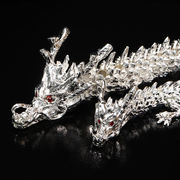 置物　銀龍　銅製