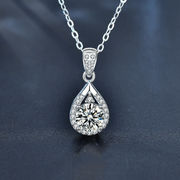 モアサナイト ネックレス 女性 母の日 誕生日 クリスマス プレゼント ジュエリー シルバー925