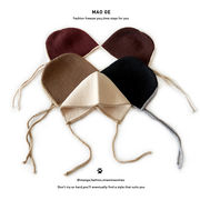 子供帽子　キッズニット帽　ニットボンネット　秋冬　韓国キッズハット