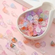 ガラスビーズ 花 アクセサリーパーツ フラワーカボション すずらん スズラン 手芸用品 ハンドクラフト
