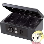 手提げ金庫 シリンダー式 ダイヤル式 二重ロック 日本アイ・エス・ケイ King CROWN キャッシュボックス