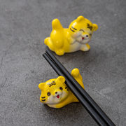 陶磁器★箸置★食器収納ラック★工芸品★装飾★陶磁器置物★箸置き5色
