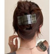 【日本倉庫即納】 韓国風レトロヘアクリップ バンスクリップ
