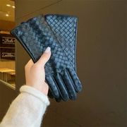 手袋　かわいい　レディース　秋冬　韓国ファッション　デザイン　PU