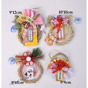 正月 〆飾り しめ飾り　水引 しめ縄リース しめ縄 正月飾り  信濃結び飾り お正月グッズ 9色