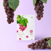 富士山ぶどう ～巨峰の香り～ フェイスマスク 1枚入り【日本製】