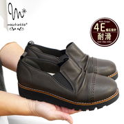 【2025年秋冬新作】スリッポンシューズ 靴 maschietta マスチェッタ 軽量 4E 幅広 フラット 耐滑