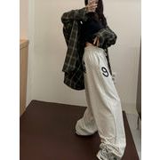 スウェットパンツ　レディース　INS　韓国ファッション