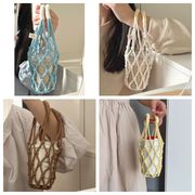 2025★雑貨★ドリンクキャリア★編みドリンクバッグ